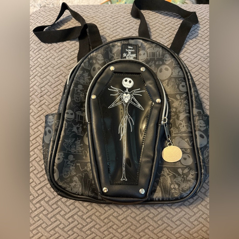 Nightmare Before Christmas Black Backpack - NWOT
